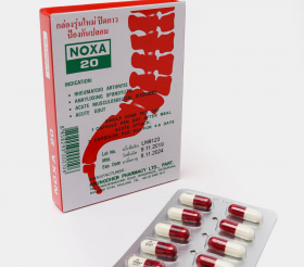 Натуральные капсулы для лечения позвоночника и суставов NOXA 20 (НОКСА 20) 10 капсул. Таиланд