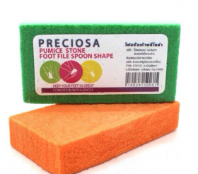 Preciosa Pumice Stone Foot File Spoon Shape / Мелкоабразивная Тайская Пемза Для Ног (10 Гр)