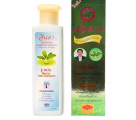 Jinda Baimeesot Concentrated Herbal Hair Shampoo / Интенсивный Травяной Шампунь От Выпадения Волос Джинда Баймисот (250 Мл)