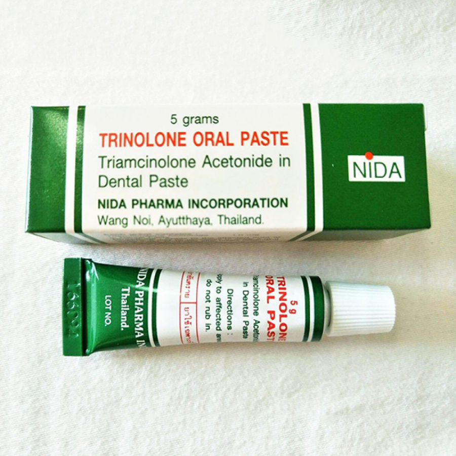Тринолоновая паста для лечения стоматита и воспаления полости рта, 5 гр.(1)